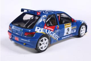 Peugeot 306 Maxi #2 Jaime Azcona / Julius Billmaier Rally de Aviles 1997 S1808309 Solido 1:18 Metallmodell